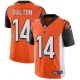 NFL Cincinnati Bengals #14 Dalton Orange Vapor Limited Jersey