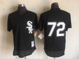 MLB Chicago White Sox #72 Throwback Black Jersey