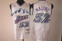 NBA Utah Jazz #32 Malone White Jersey