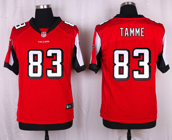 Nike Atlanta Falcons #83 Tamme Red Elite Jersey