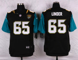 Nike Jacksonville Jaguars #65 Linder Black Elite Jersey