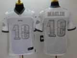 Nike Philadelphia Eagles #18 Maglin Platinum Limited Jersey