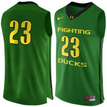 NCAA #23 Oregon Ducks Nike Basketball Jersey - Apple Green