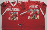 NCAA Oklahoma Sooners Red #32 Perine Fashion Jersey