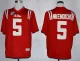 Ole Miss Rebels #5 Robert Nkemdiche Red Jersey