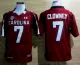 NCAA South Carolina #7 Javedeon Clowney New SEC Patch Red jersey