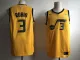 NBA Utah Jazz #3 Rubio Yellow Nike Jersey