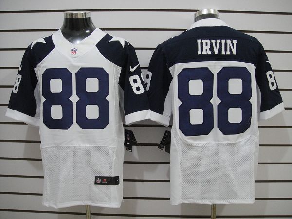 Nike Dallas Cowboys #88 Irvin White Thankgivings Elite jersey