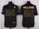 Mens Seattle Seahawks #24 Marshawn Lynch Pro Line Black Gold Collection Jersey