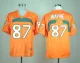 NCAA Nike Miami Hurricanes #87 Reggie Wayne Orange Jersey