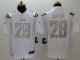 Nike San Diego Chargers #28 Gordon Platinum Limited Jersey