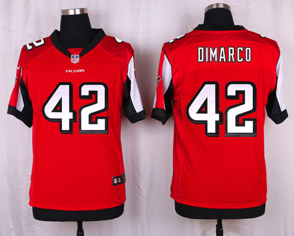 Nike Atlanta Falcons #42 Dimarco Red Elite Jersey