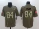 NFL Pittsburgh Steelers #84 Brown Olive Salute to Service Vapor Limited Jersey