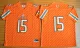 NCAA Miami Hurricanes #15 Brad Kaaya Orange Jersey