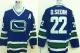 Reebok Vancouver Canucks #22 D.Sedin Blue Jersey