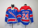 NHL New York Rangers #24 Callahan blue sweater