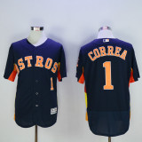 MLB Houston Astros #1 Correa D.Blue Jersey