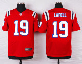 Nike New England Patriots #19 Laffll Elite Red Jersey