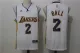 NBA Los Angeles Lakers #2 Ball White Jersey
