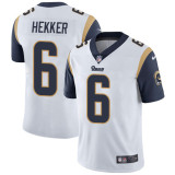 NFL Los Angeles Rams #6 Hekker White Vapor Limited Jersey