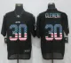 Nike Philadelphia Eagles 30 Clement USA Flag Fashion Black Elite Jersey