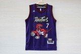 NBA Toronto Raptors #7 Andrea Bargnani Purple Throwback Jersey