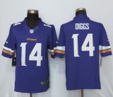 New Nike Minnesota Vikings 14 Dlggs Purple Limited Jersey