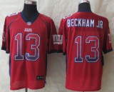 2014 New Nike New York Giants 13 Beckham jr Drift Fashion Red Elite Jerseys