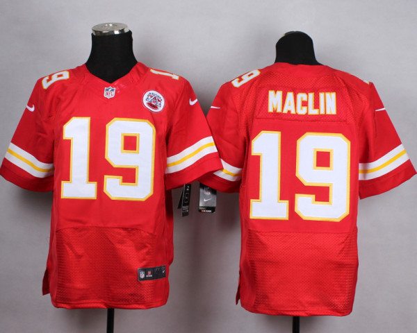 Nike Kansas City Chiefs #19 Maclin Red Elite Jersey