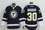 NHL St. Louis Blues #30 Brodeur Blue Jersey