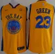 Nike NBA Golden State Warriors #23 Green Yellow New Jersey