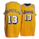 Yellow Wilt Chamberlain jersey, Los Angeles Lakers #13 Mitchell and Ness NBA Jersey