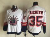 NHL New York Rangers #35 Richter White Jersey