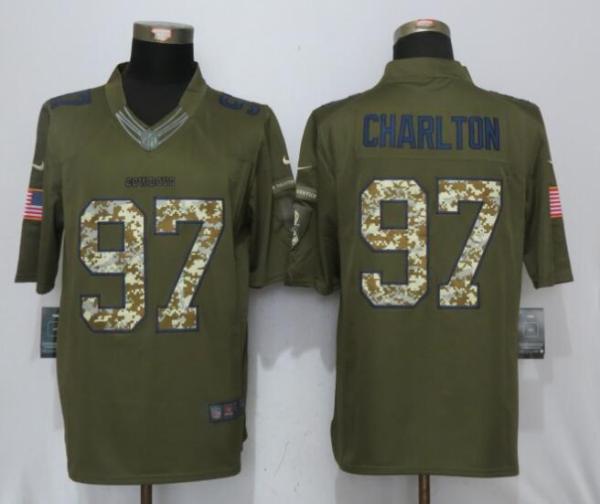 Nike Dallas cowboys 97 Charlton Green Salute To Service Limited Jersey