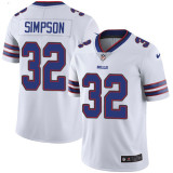 Mens Buffalo Bills #32 Simpson White Vapor Limited Jersey
