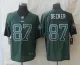 2014 New Nike New York Jets 87 Decker Drift Fashion Green Elite Jerseys