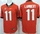 NCAA Georgia Bulldogs #11 Lambert Red Limited Stitched Jersey