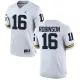 NCAA Basketball Michigan Wolverines #16 Robinson College White Jersey