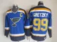 NHL St. Louis Blues #99 Gretzky Blue Color Jersey with C Patch