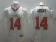 NCAA CFL B.C. Lions #14 Travis Lulay White Jersey