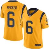 NFL Los Angeles Rams #6 Hekker Yellow Vapor Limited Jersey