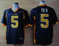 Nike Punahou High School(Honolulu)Manti TeO 5 Blue Football Jerseys