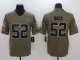 Mens Oakland Raiders #52 Mack Olive Salute to Service Limited Jersey