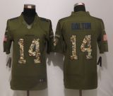 New Nike Cincinnati Bengals 14 Dalton Green Salute To Service Limited Jersey