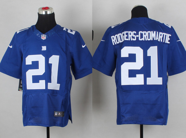 New York Giants #21 Dominique Rodgers-Cromartie Royal Blue Team Color Elite Jersey