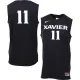 NCAA Musketeers Xavier #11 Black Basketball Jersey