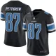 NFL Detriot Lions #87 Pettigrew Black Vapor Limited Jersey