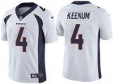 Men Broncos #4 Keenum White Stitched Vapor Untouchable Limited Jersey