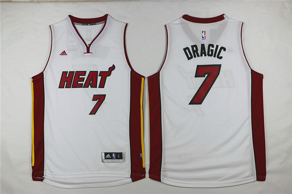 NBA Miami Heat #7 Dragic White New Jersey