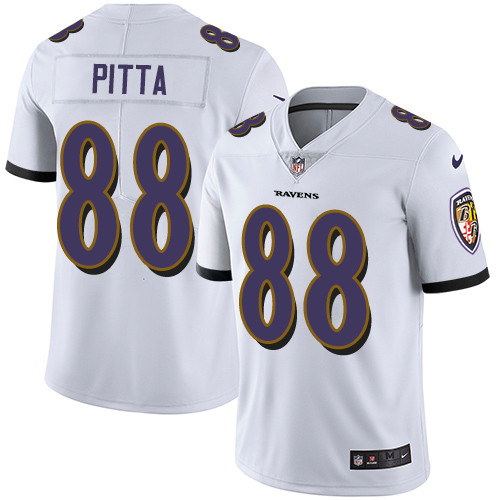 NFL Baltimore Ravens #88 Pitta White Vapor Limited Jersey